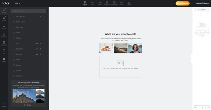 Fotor Edit Image Free