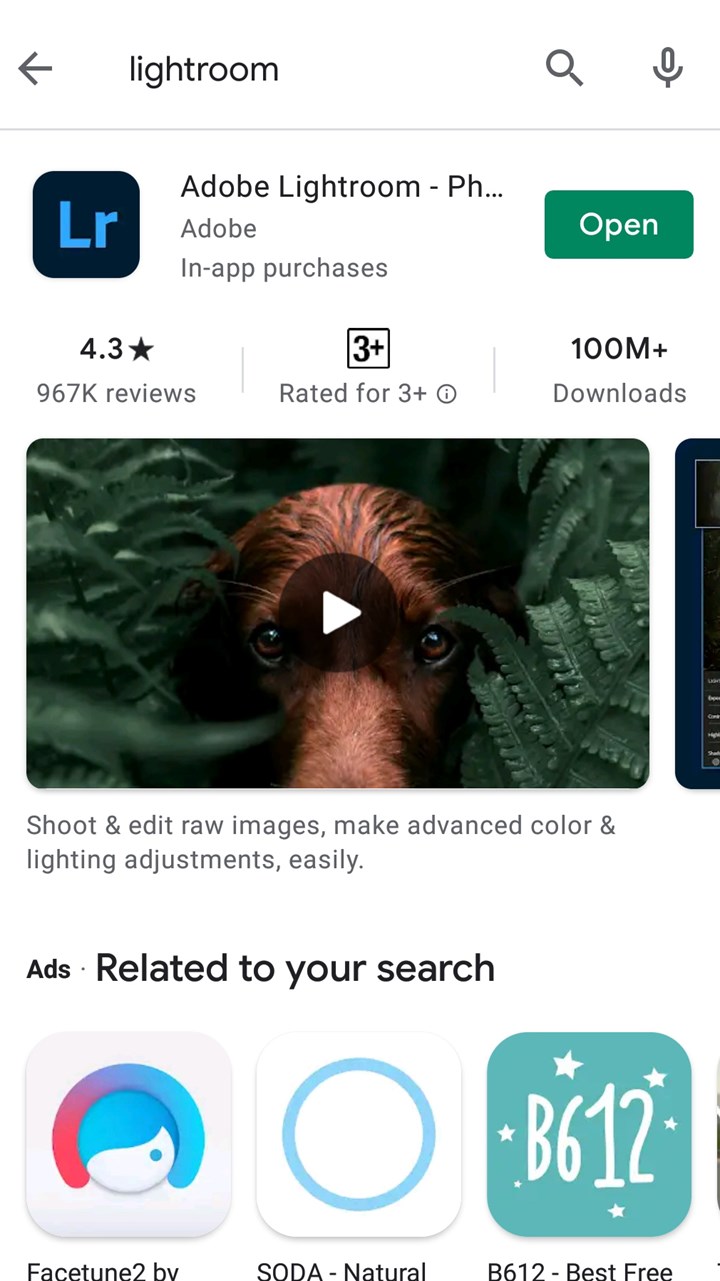 How to install Adobe Lightroom mobile on your phone