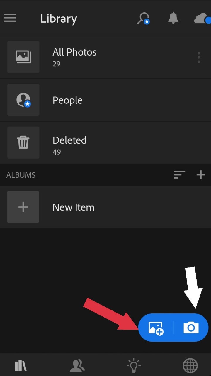 Procedure to edit with Lightroom mobile